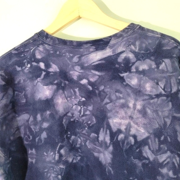 Champion Reverse Wave Gray Bleached Crewneck Drop Shoulder Sweatshirt Size M - Picture 7 of 11